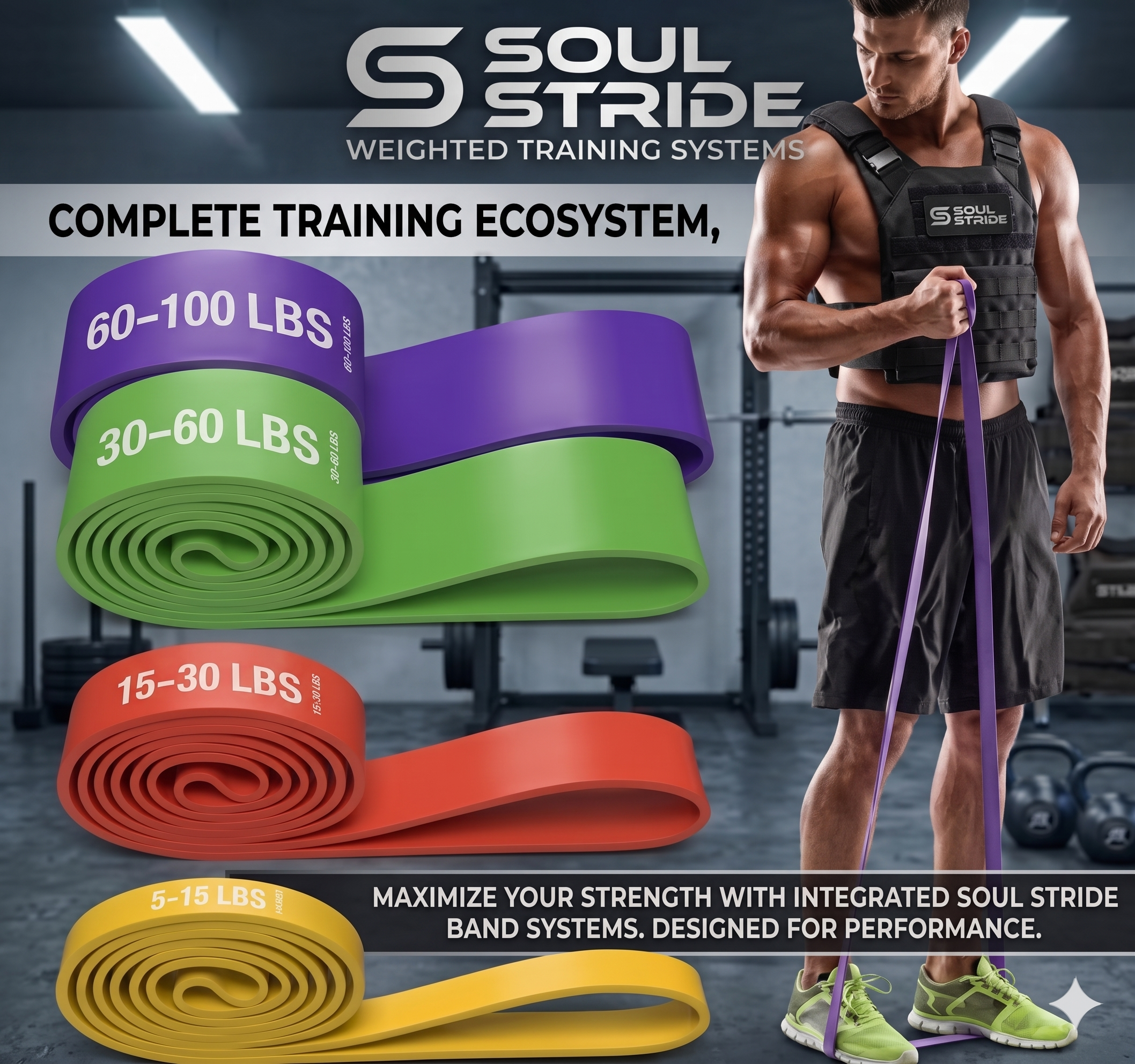 Soul Stride Resistance Band Set